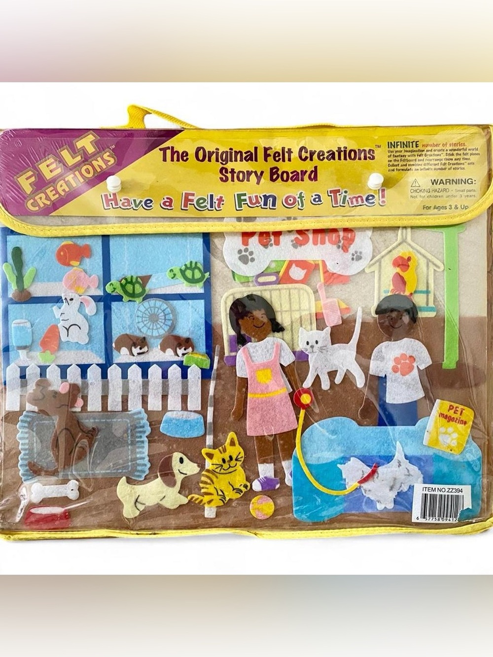 Deluxe 5 Piece Set Original Felt Creations Story Board Busy Book